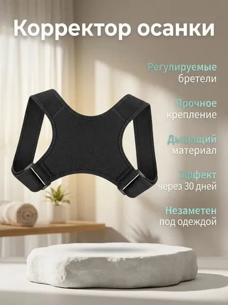 Корректор осанки по ТУ 32.50.22-004-31029531-2017, модель Т.50.14.