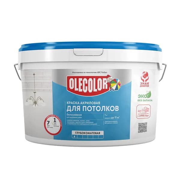 ВДК для потолков 1,0кг OLECOLOR