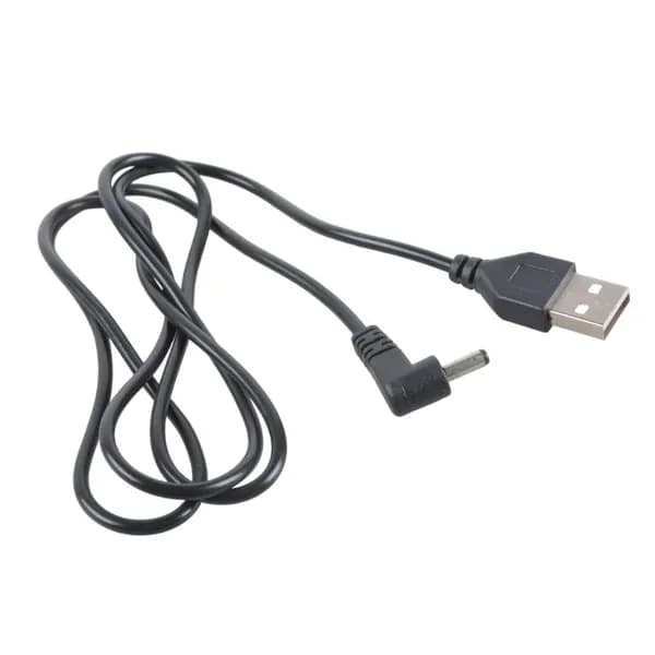 Кабель для зарядки USB revolution размером 3,5x1,35 мм-черный