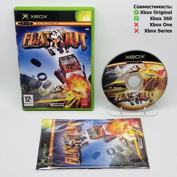 Игра FlatOut Xbox Original (Лицензия) (Xbox, Английская версия)