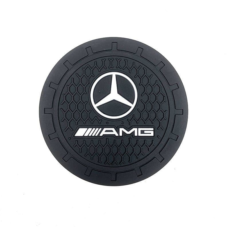 Коврик в подстаканник автомобиля " AMG "; PREMIUM QUALITY; Detailing;