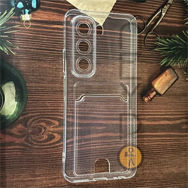 Чехол NEYPO для Infinix Hot 50 4G (X6882) (6.78") прозрачный, POCKET с карманом