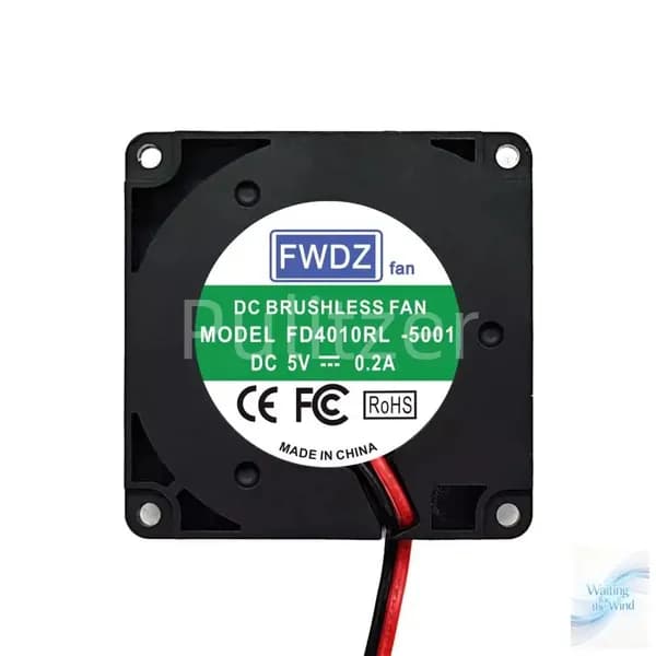 Охлаждающий вентилятор FD4010RL-5001 40*40* 10 мм 5 В 0,20А 0,6 Вт 5850 об/мин