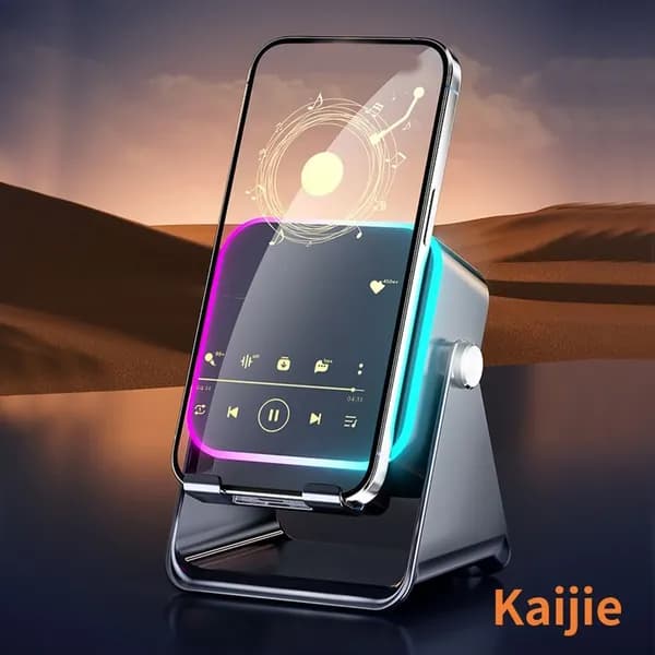 Беспроводная колонка с подставкой и RGB-подсветкой