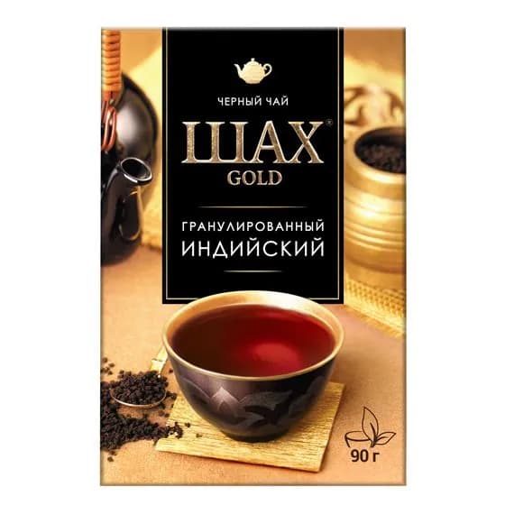 Шах Чай черный Gold, гранулированный, 90 г/