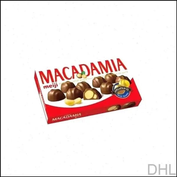 Превосходный шоколад Meiji с макадамией, 63 гр