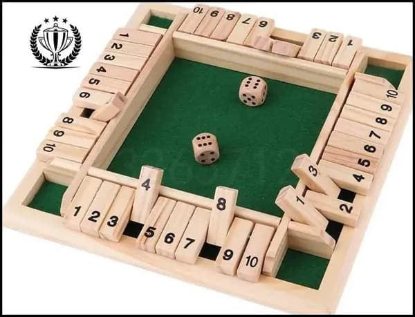 GM Настольная игра "Закрой коробку" (Shut The Box) для развития математики у детей 4-7 лет