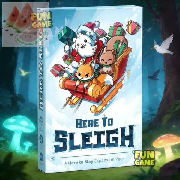 Here To Sleigh Стратегическая Фэнтези-карточная Игра Для 2-6 Игроков