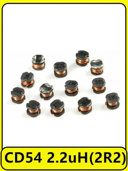 50 шт. CD54 2.2uH(2R2) Индукторы силовые с проволочной обмоткой для поверхностного монтажа