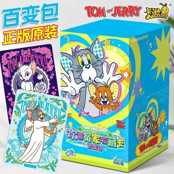 Том и Джерри коллекционные аниме карточки Коллекционные карточки/Tom and Jerry anime cards collectibles 3 packaging