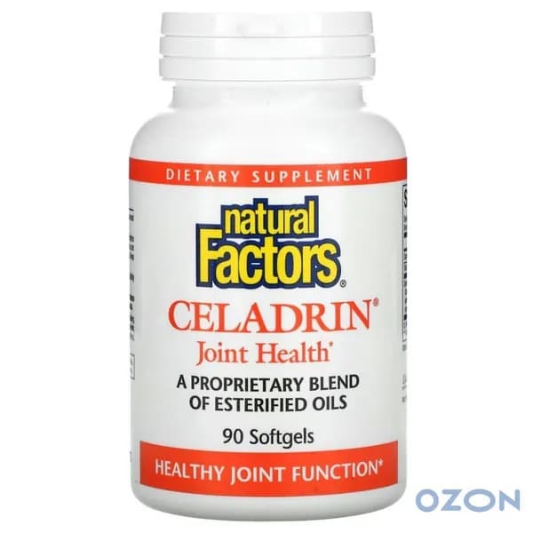 Natural Factors, Celadrin, для здоровья суставов, 90 капсул