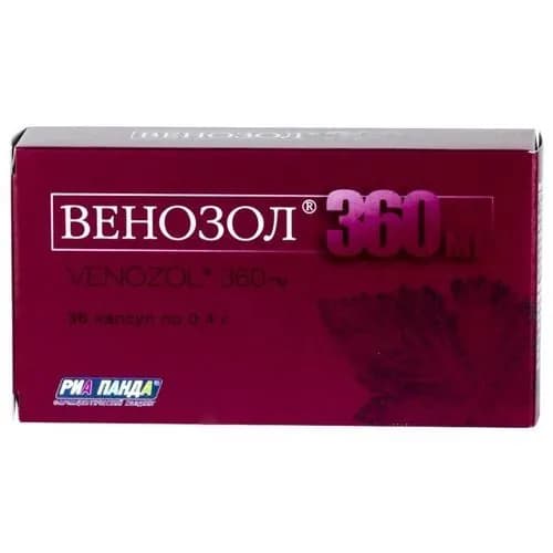 Венозол-360мг капсулы 0,4г N36