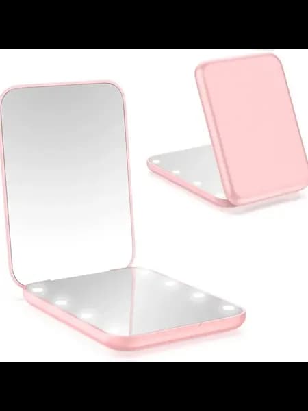 Мини-зеркало с подсветкой Pink