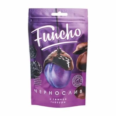 Funcho Чернослив в темной глазури, 100 г