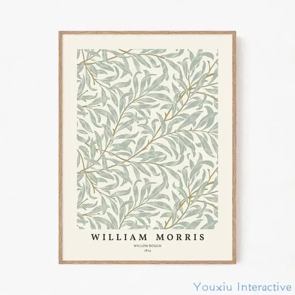 Постер "William Morris - Willow Bough", 40х30 см