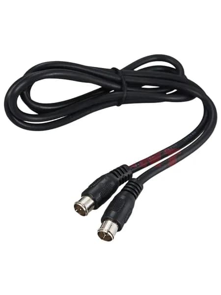 Кабель ТВ гнездо - ТВ штекер / TV Plug - TV Jack длина 3 метра, чeрный REXANT 18-0004 (1 шт.)