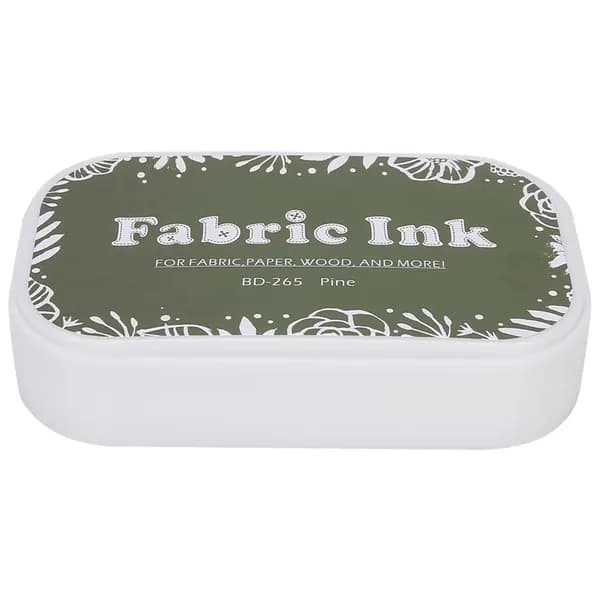 Штемпельная подушка Restore Style BD-265 Pine Green, спонжевая для штампа, DIY, для бумаги и ткани