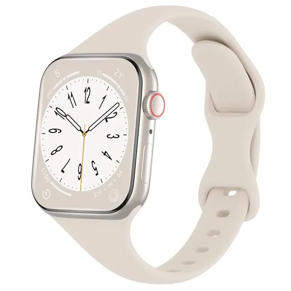Силиконовый ремешок с петлей для Apple Watch 45мм 44мм 40мм 41мм 49мм, эластичный ремешок для iwatch ultra 9 8 7 6 5 4 3 SE