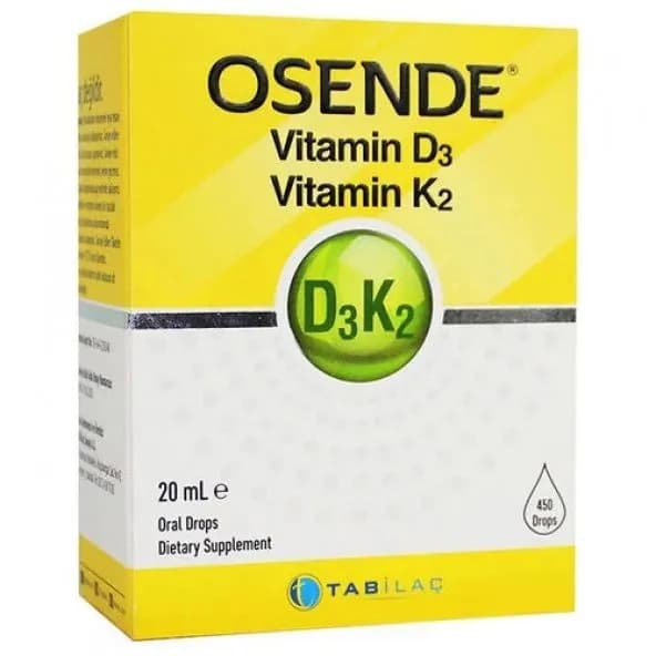 Osende витамин D3 K2 капли 20 мл