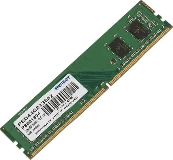 Оперативная память DDR4, 1 x 4 ГБ