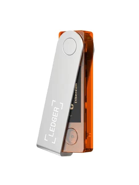 Аппаратный криптокошелек Ledger Nano X оранжевый