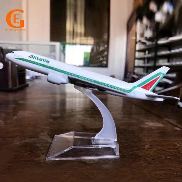 Металлическая Модель Самолета Боинг 777, Alitalia Airways B777