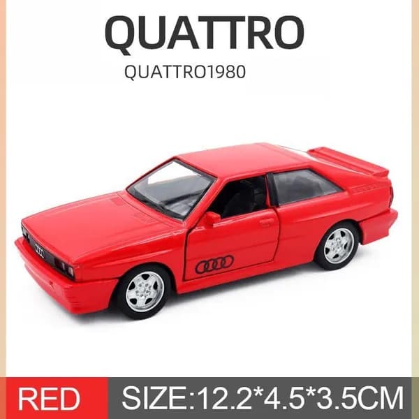 RMZ CITY 1:36 Коллекционная металлическая машина Audi Quattro1980