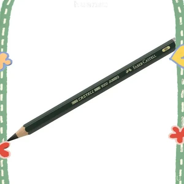 Faber-Castell Карандаш, твердость: 8B (8 Мягкий), толщина: 5.3 мм, 1 шт.