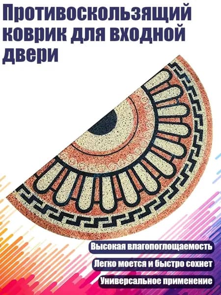 Противоскользящий коврик для входной двери, 3