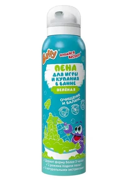 Пена детская для купания Зеленая, 200мл