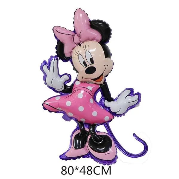 1 Воздушный шар из алюминиевой пленки Disney Minnie Mouse, подходящий для дней рождения, свадеб, подарков для детей