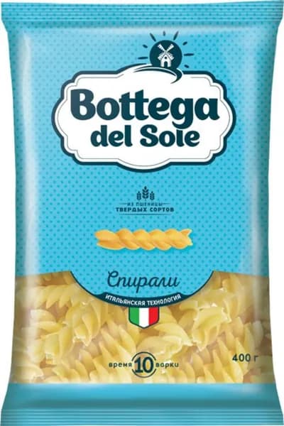 Макаронные изделия Bottega del Sole Спирали, 400 г