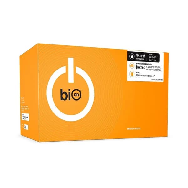 Картридж Bion BCR-TN-2275/450/2220 Черный (Black) , 2600 страниц