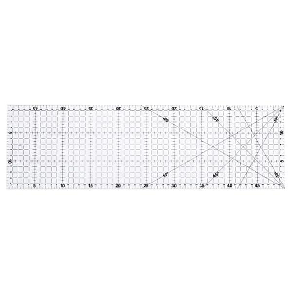 Инструмент для рисования, линейка для шитья (1шт), прозрачная линейка для лоскутного шитья-50 см черного цвета
