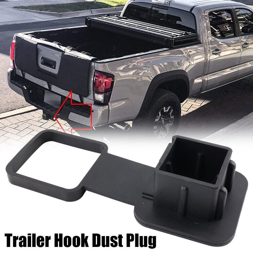 Заглушка для американского фаркопа под квадрат резиновая с фиксатором от потери универсальная защита от грязи