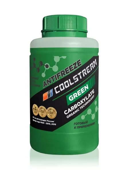 Антифриз "CoolStream Green" зеленый 0.9кг (CS-010901-GR)
