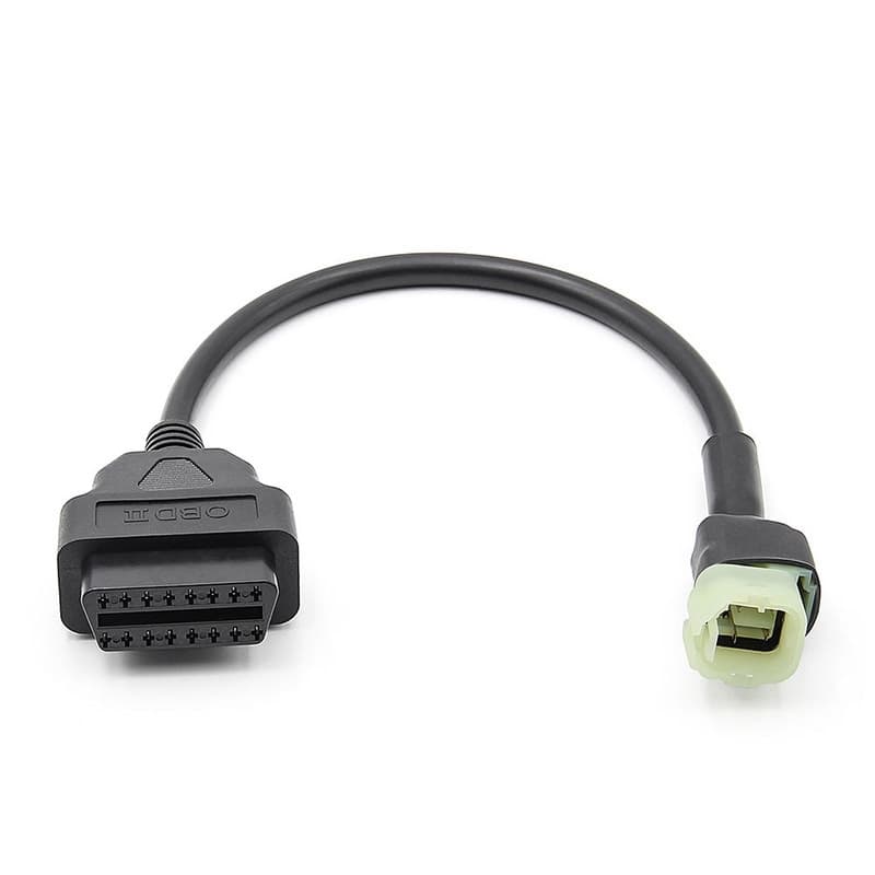 Кабель-переходник OBD2 на 4-контактный для диагностики мотоциклов, совместим с Honda
