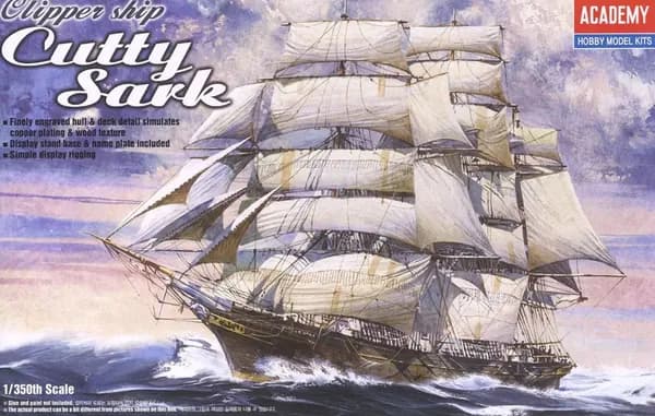 Academy 14110 1/350 Cutty Sark sailboat сборная модель корабля