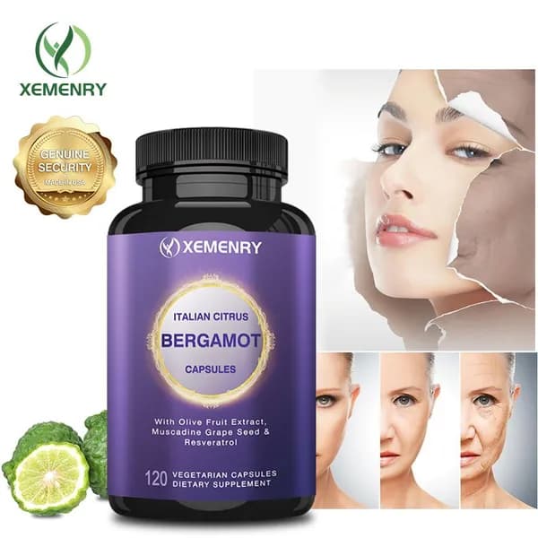 Биологически активная добавка Xemenry Citrus Bergamot в капсулах - поддерживает здоровье сердечно-сосудистой системы и нормальный уровень холестерина, обладает антиоксидантными свойствами.