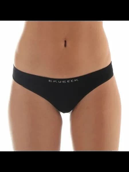Термотрусы стринги COMFORT COTTON, черные