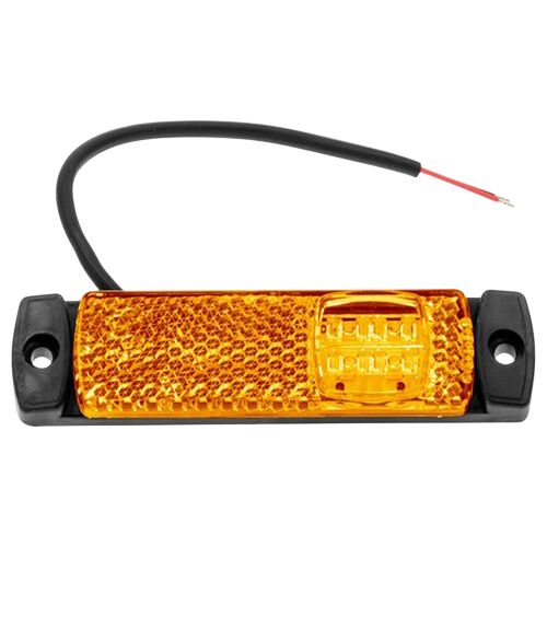 Фонарь габаритный желтый светодиодный 12/24V