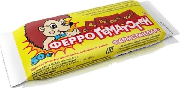 Гематоген "Феррогематоген. Фармстандарт", пастилки жевательные, 50 г