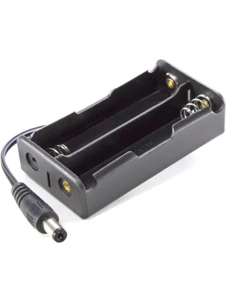 Батарейный отсек 2х18650 co штекером DC 5,5x2,1