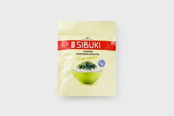 Хлопья морской капусты с кунжутом, 40 г