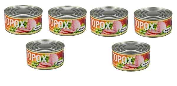 Рузком Горох с копченостями, 325 г, 6 шт