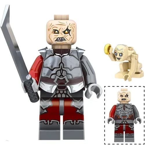 Фигурка Lord of the Rings Властелин Колец Готмог и Голлум Совместима с Lego Конструктор для мальчиков