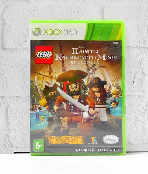 LEGO Lego Pirates of the Caribbean Пираты Карибского Моря Полностью на русском Видеоигра на диске Xbox 360. Товар уцененный