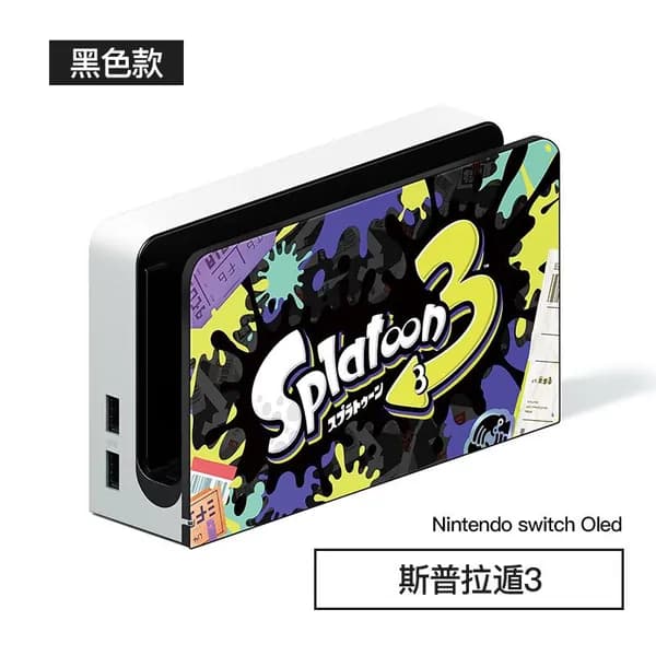 Чехол Sprouton 3 Switch Nintendo с мягким корпусом, защитный с карманом для карт, базовый корпус NS OLED цветного корпуса
