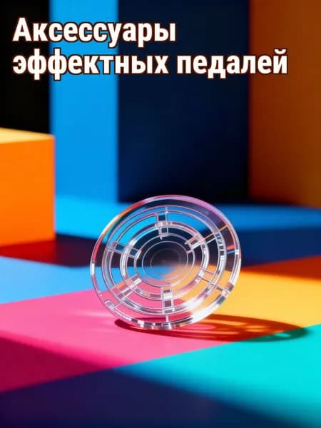 Набор из 8 прозрачных крышек из abs для педалей эффектов электрогитары, для защиты переключателей