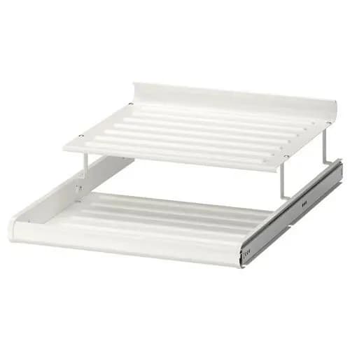 IKEA KOMPLEMENT выдвижная полка для обуви белый (80257464)